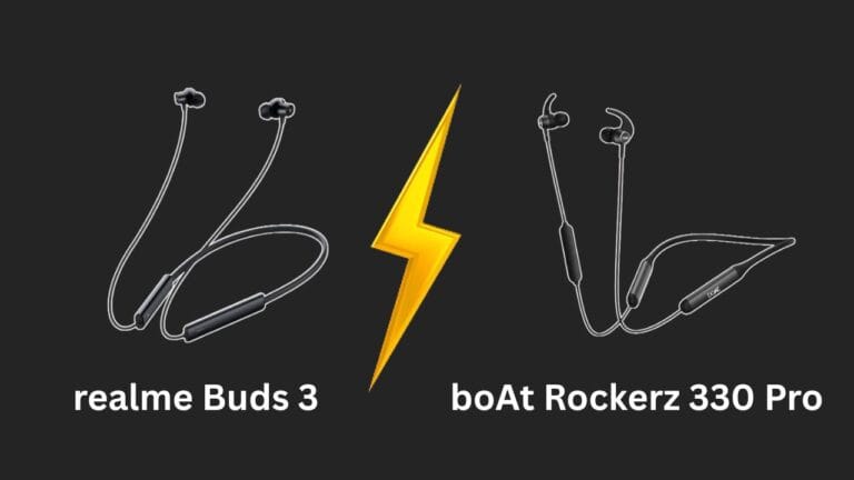 realme Buds Wireless 3 vs boAt Rockerz 330 Pro