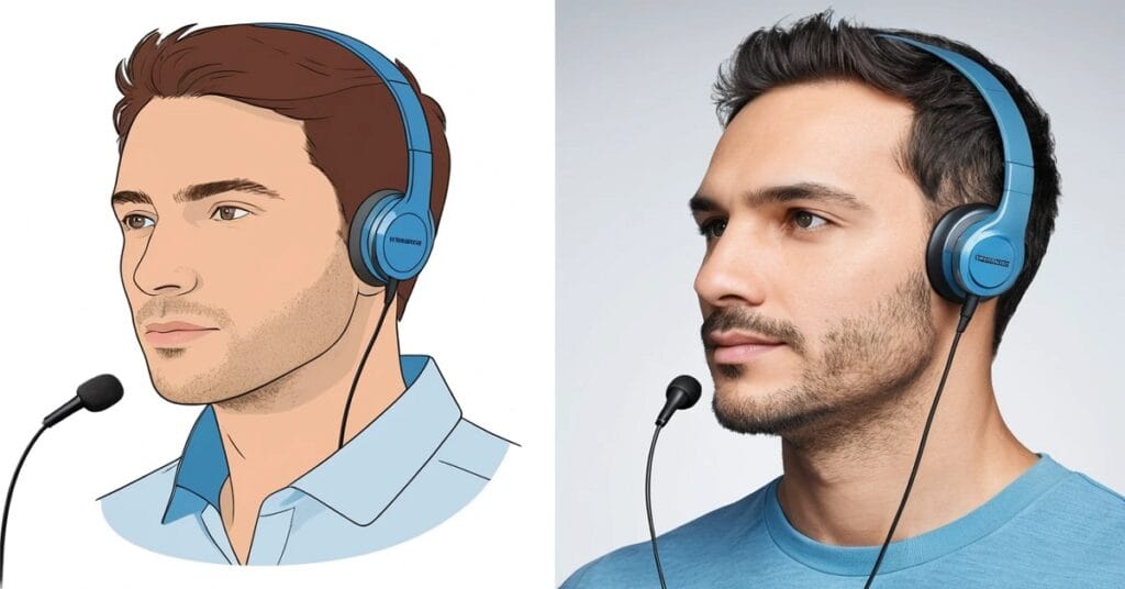mic placement in neckbands