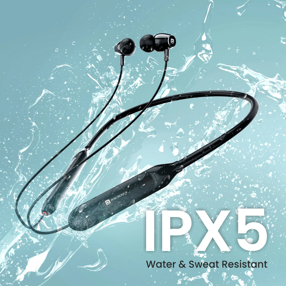 Portronics Harmonics Z7 – 40H Neckband with Gaming Mode