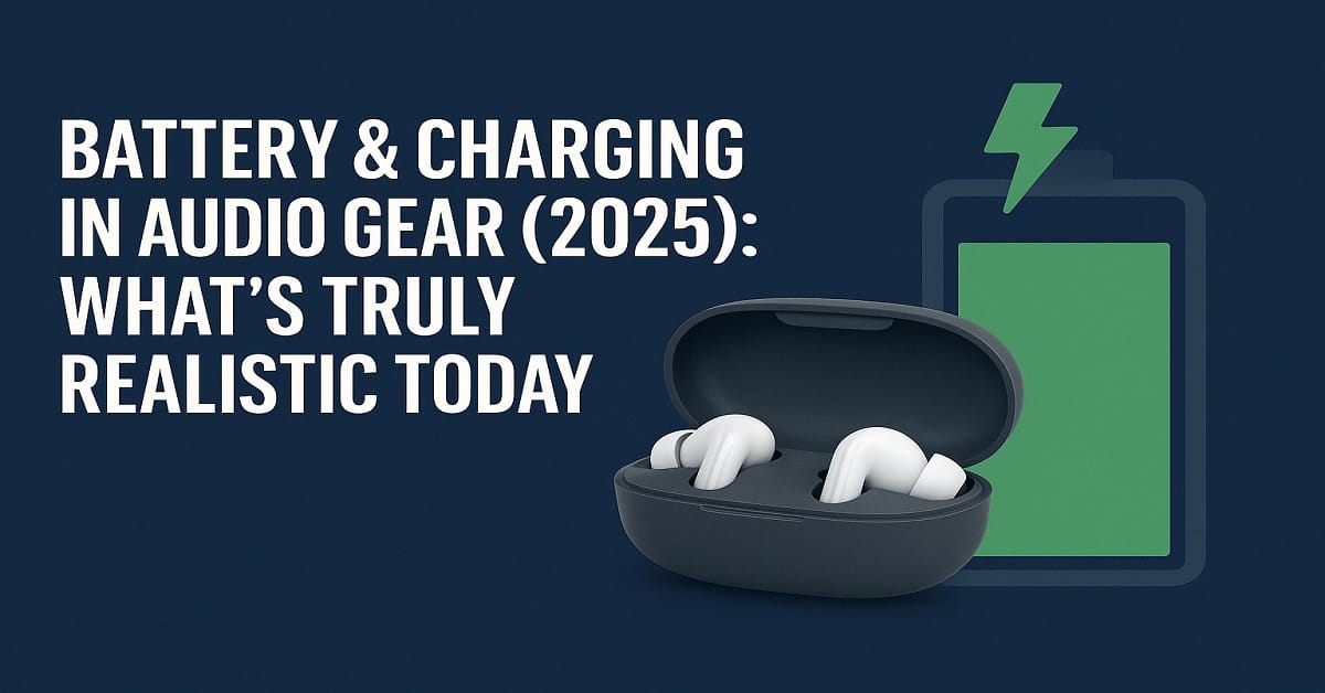 Battery & Charging Audio Gear