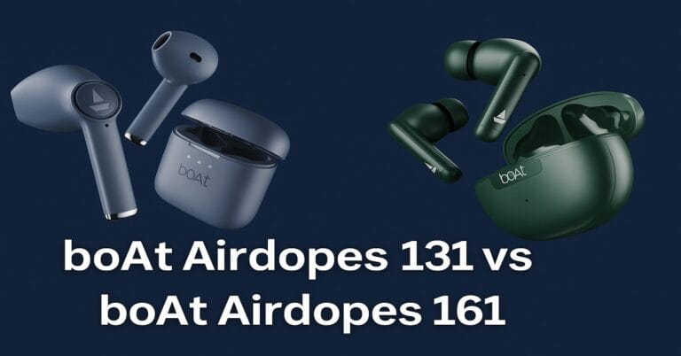 boAt Airdopes 131 vs 161