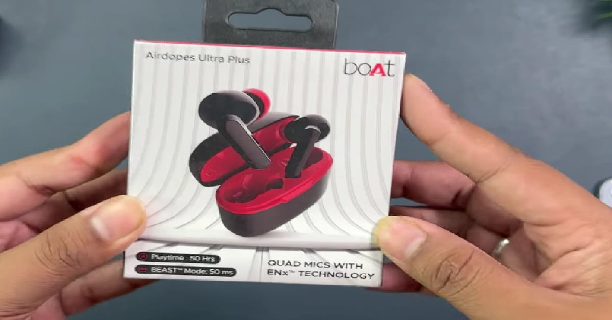 boat airdopes ultra plus_2 boAt Airdopes Ultra Plus box