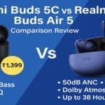 Redmi Buds 5C vs Realme Buds Air 5