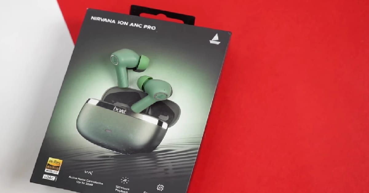 boAt Nirvana Ion ANC Pro with box boAt Nirvana Ion ANC Pro with box