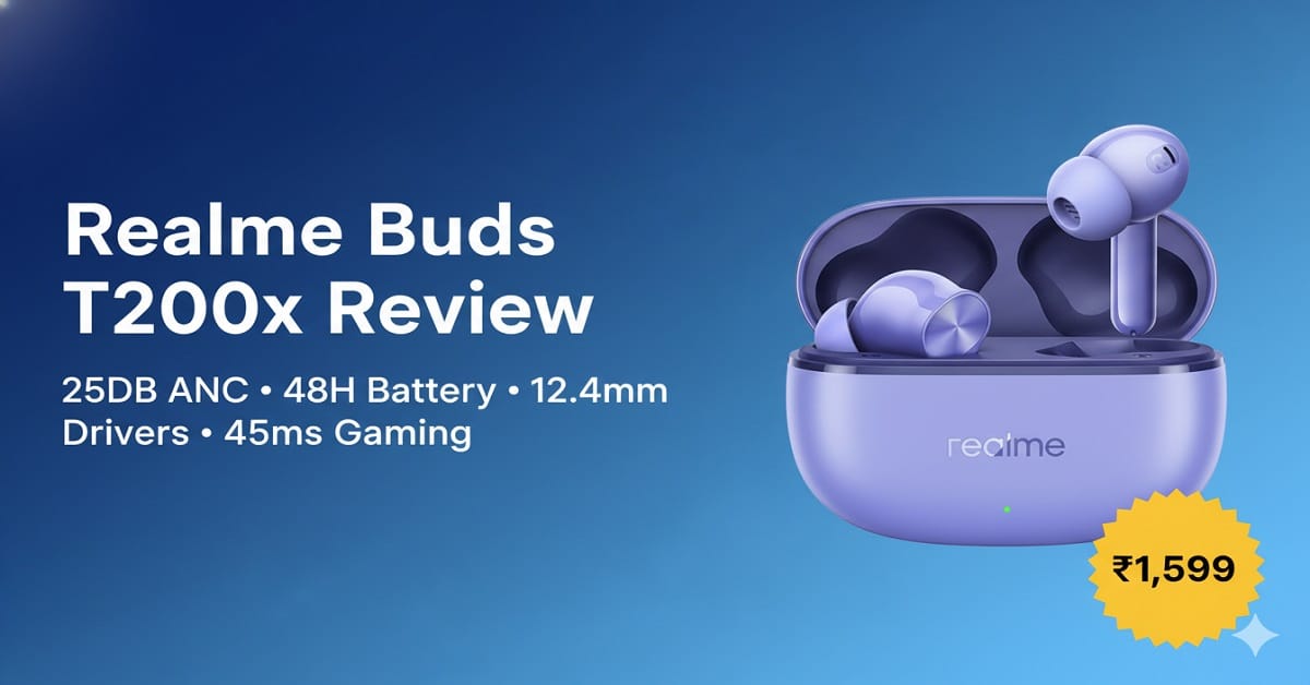 Realme Buds T200x Review
