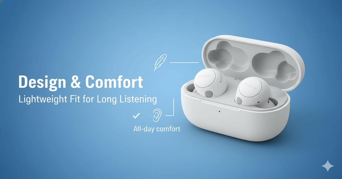 sony wf c700n Design