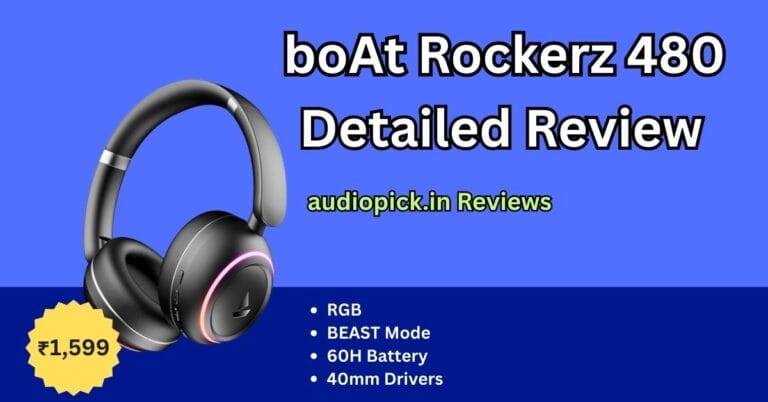 boAt Rockerz 480 Review