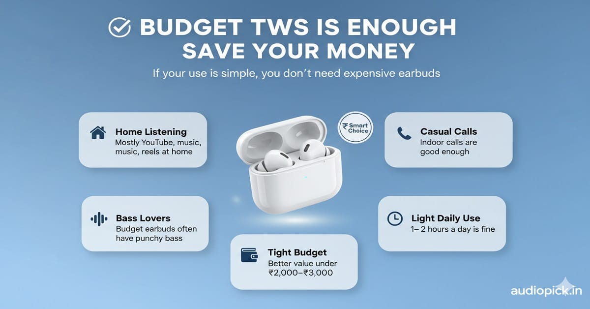 Do expensive TWS earbuds sound better Budget