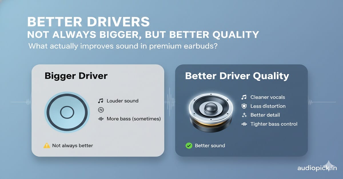 Do expensive TWS earbuds sound better Drivers