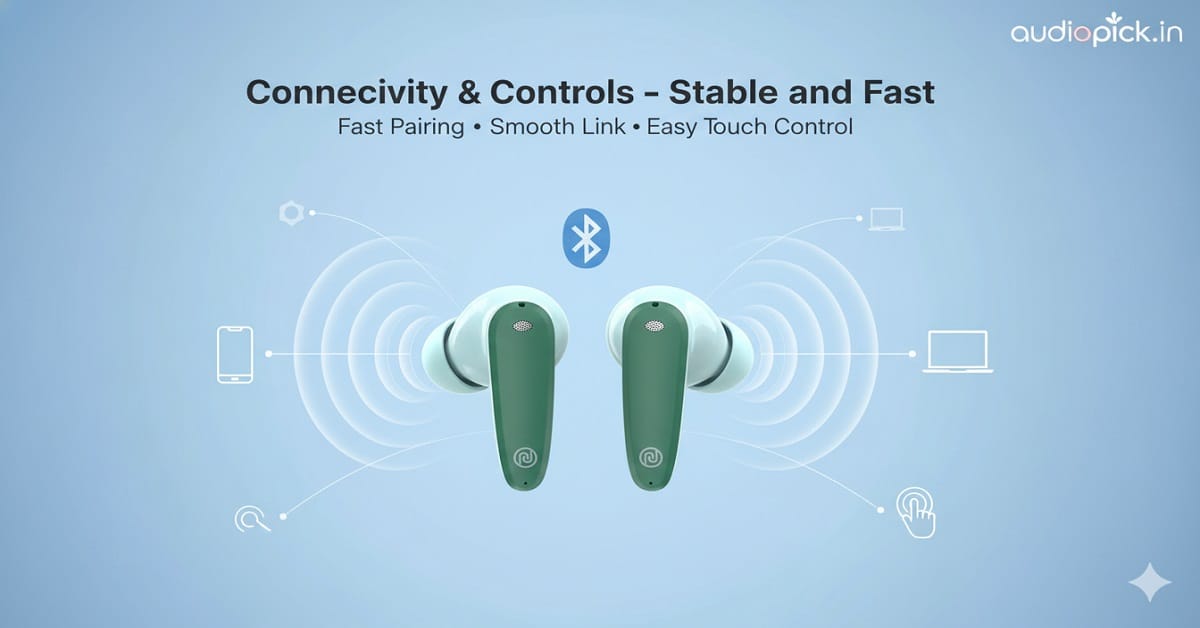 Noise Buds VS404 Controls