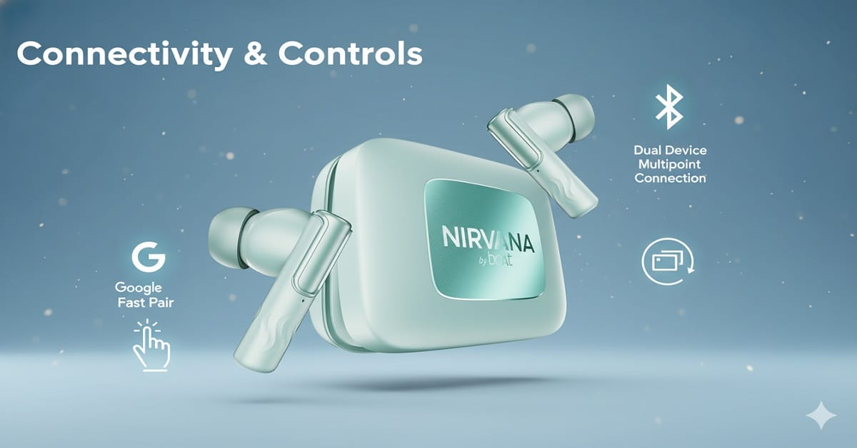 boAt Nirvana Ivy Pro Controls boAt Nirvana Ivy Pro Controls