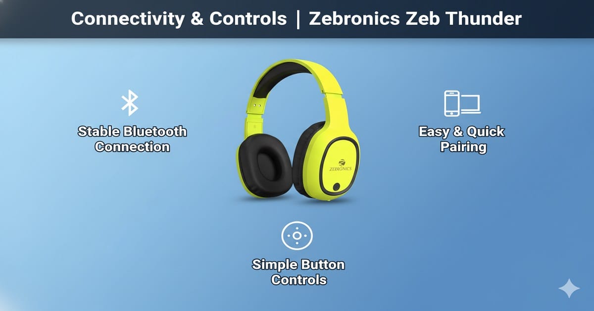 zebronics zeb thunder Controls