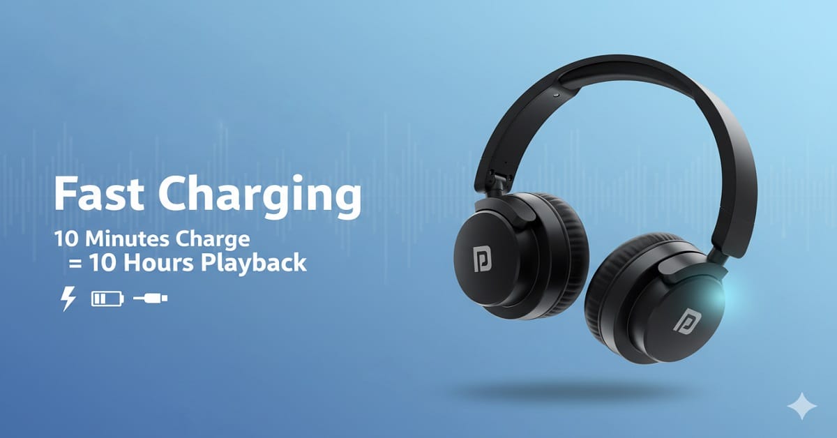 Portronics Muffs M2 Charging