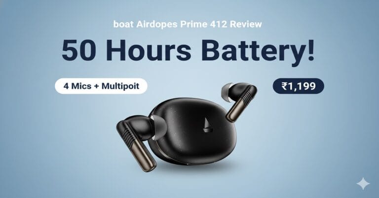 boat airdopes prime 412 Review