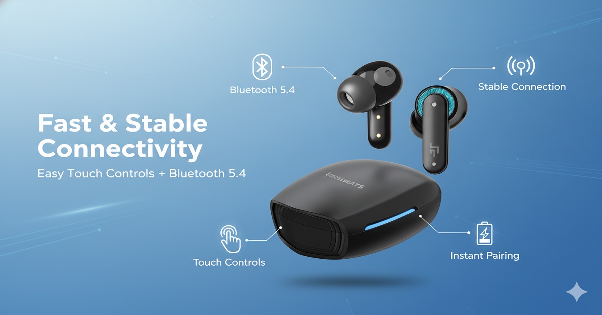 CrossBeats Fury Max Connectivity