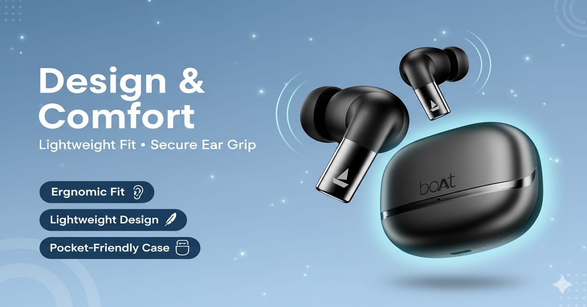 boAt Airdopes Ultra Pro Design