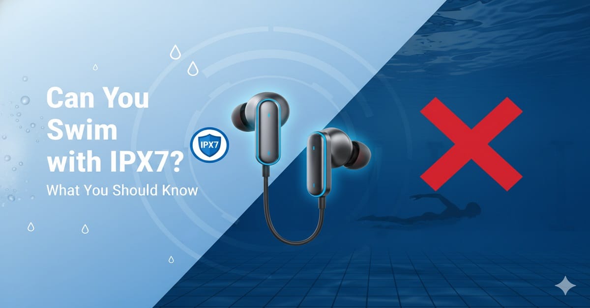 can you swim with IPX7 waterproof