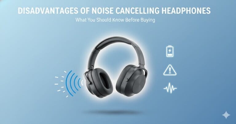 disadvantages of noise cancelling headphones