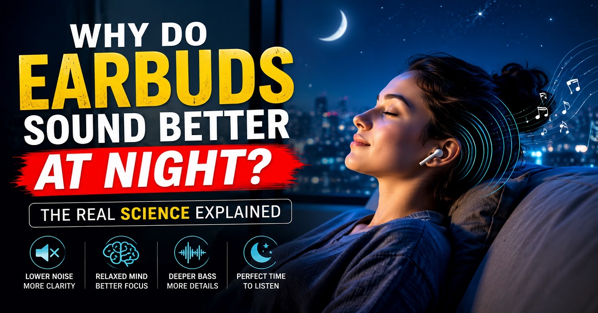 Why Earbuds Sound Better at Night
