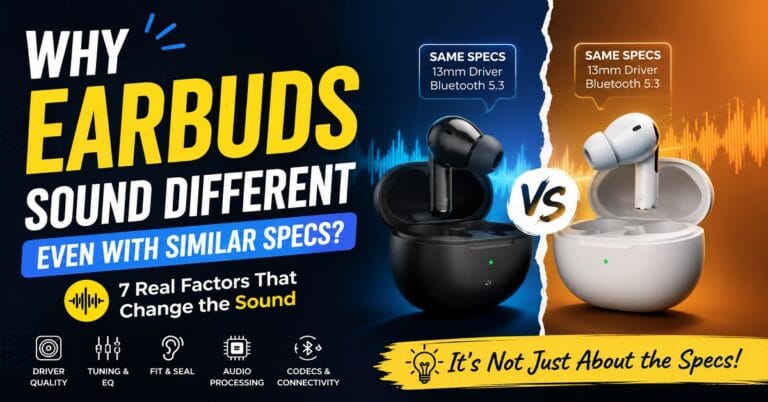 why earbuds sound different