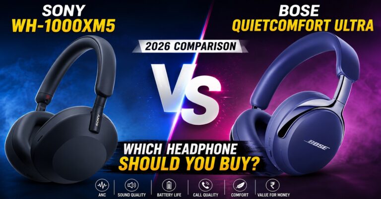 Sony WH-1000XM5 vs Bose QuietComfort Ultra
