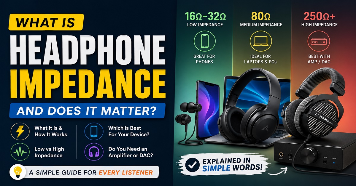 what is headphone impedance