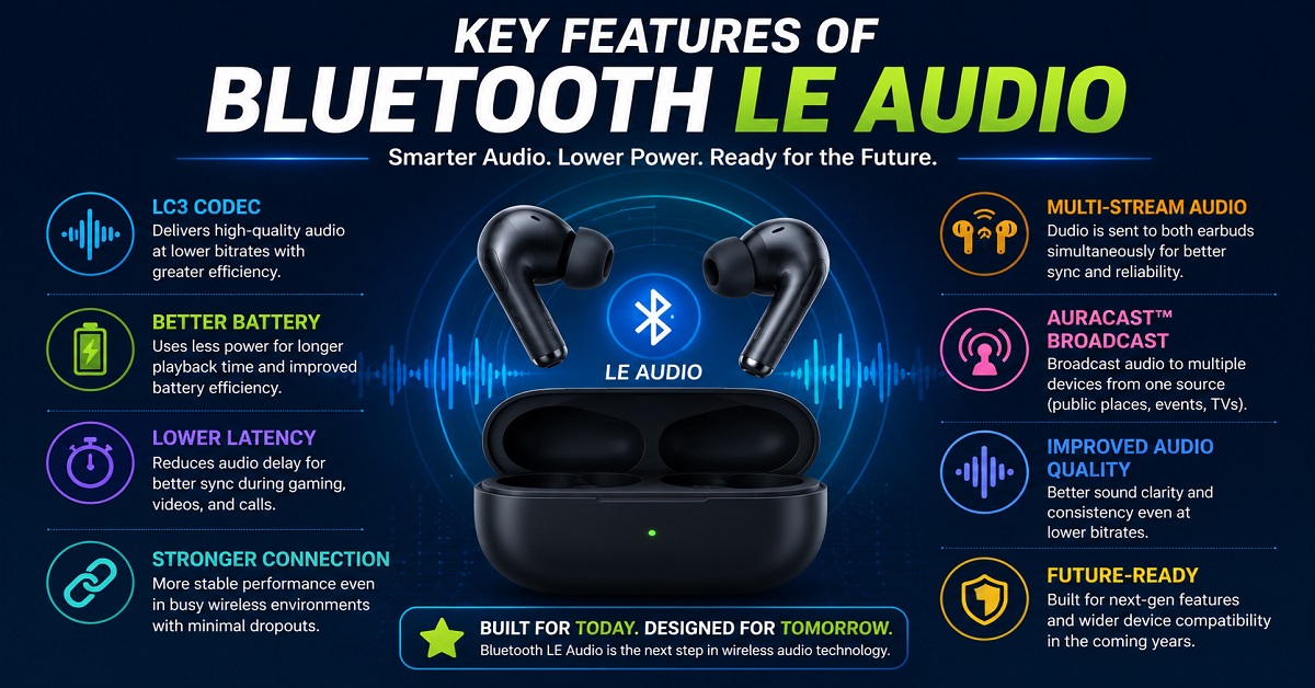 Bluetooth LE Audio features