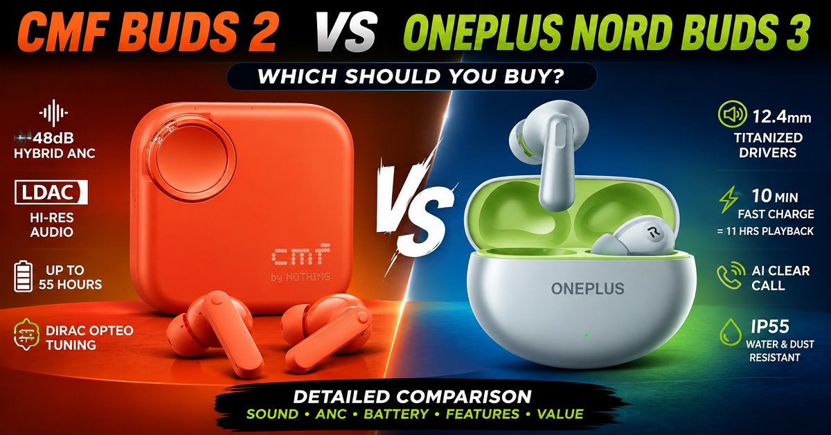 CMF Buds 2 vs OnePlus Nord Buds 3