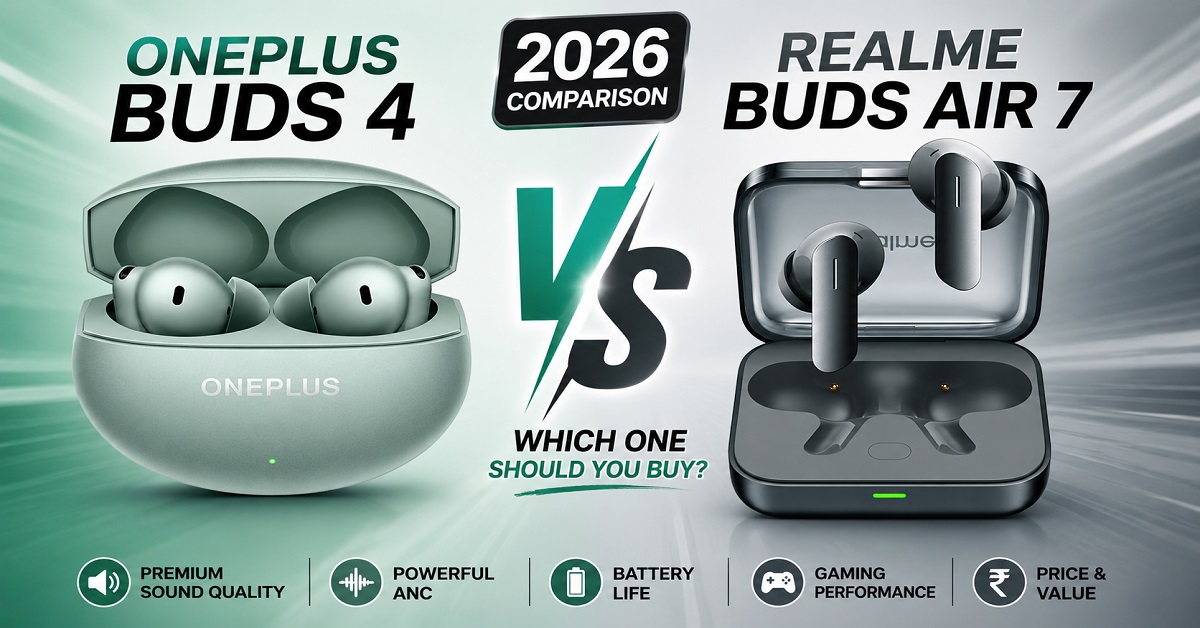 OnePlus Buds 4 vs Realme Buds Air 7
