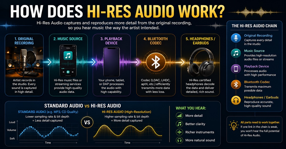What Is Hi-Res Audio howitwork