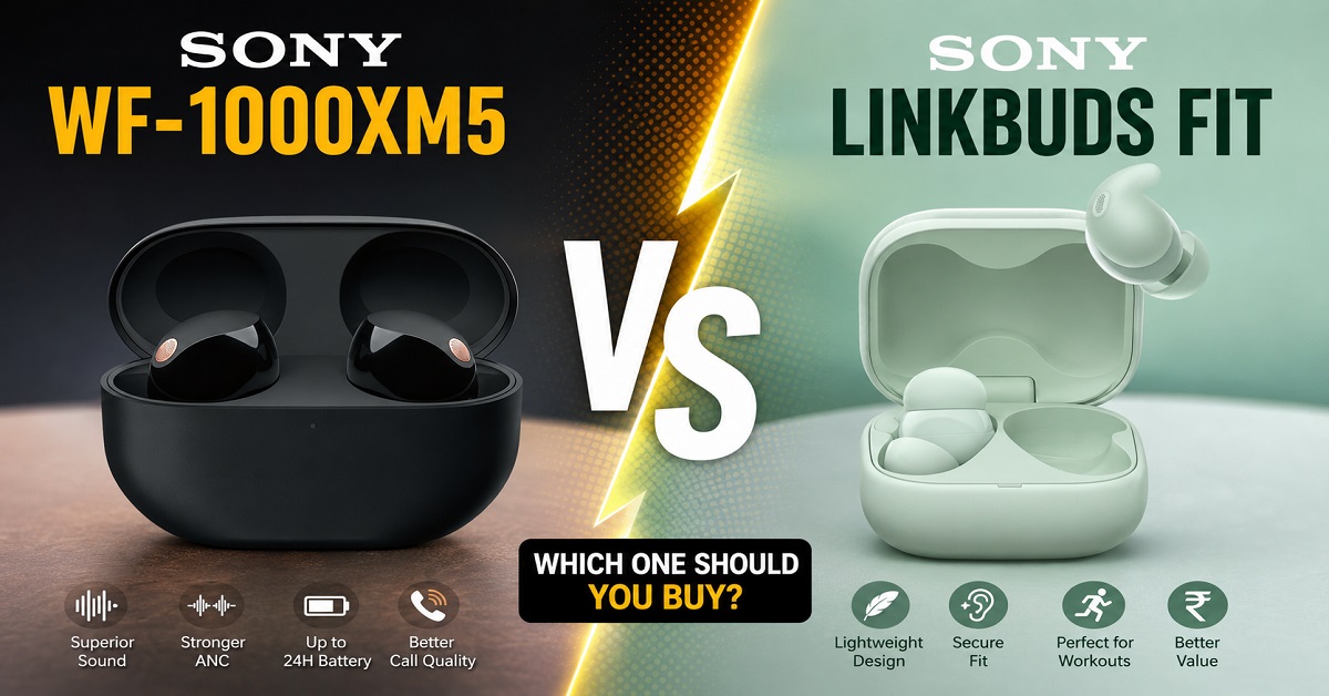 Sony WF-1000XM5 vs Sony LinkBuds Fit