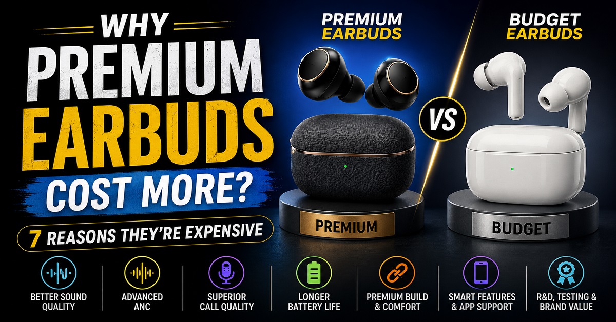 Why premium earbuds cost more