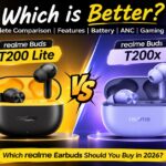 realme T200 Lite vs T200x