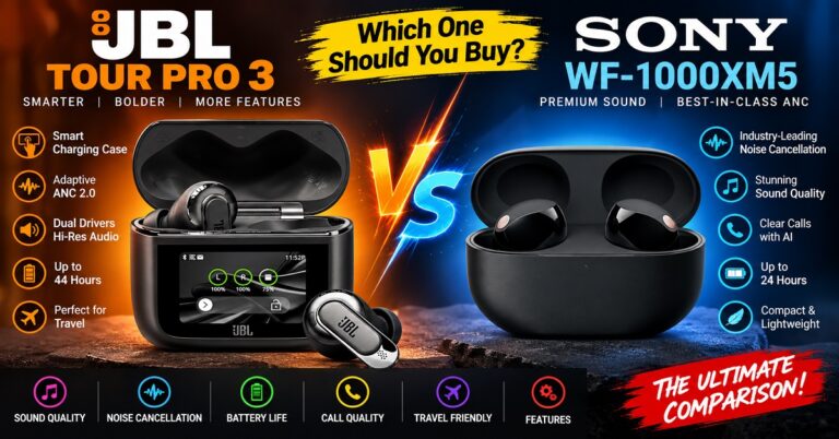 JBL Tour Pro 3 vs Sony WF-1000XM5